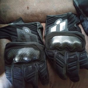 Icon Overlord Large Men's Motorcycle Gloves
